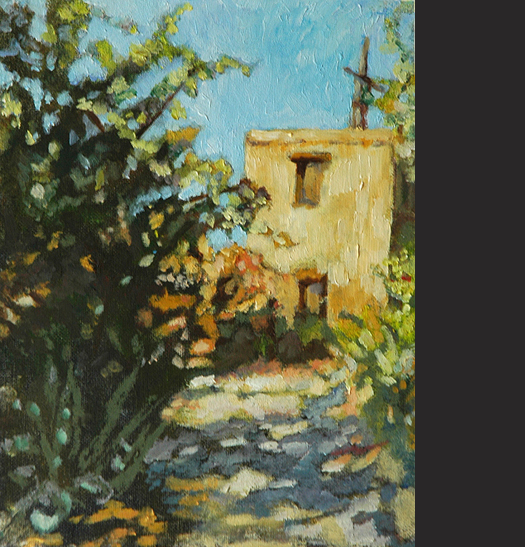 Plein Air Painting - "Morning Sun DeGrazia"