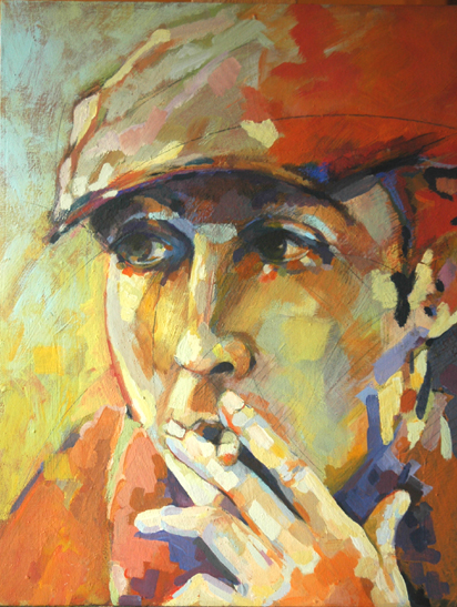 Mixed Media Painting - "Macca"