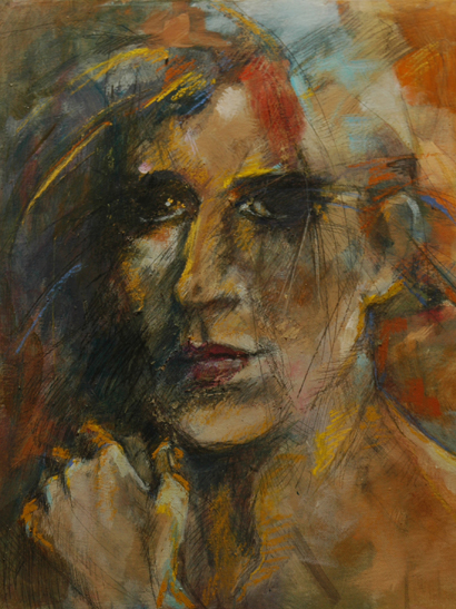 Mixed Media Painting - "Once"