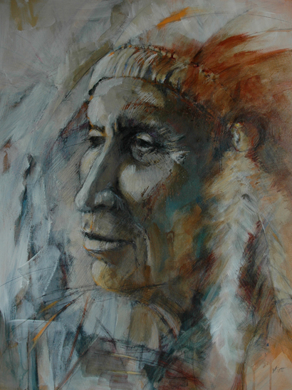 Mixed Media Painting - "Souled"